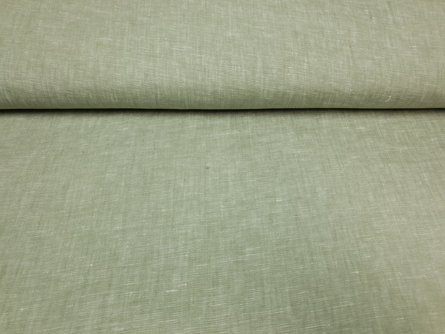 Einzelstück Leinen khaki melange
