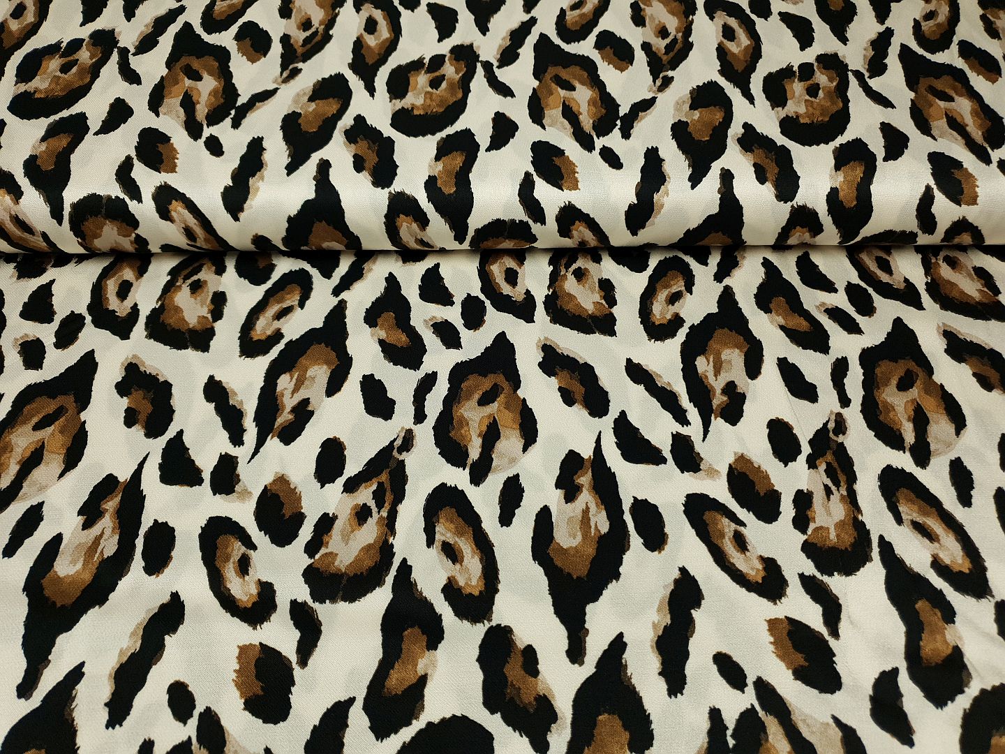 Leopard ecru/schwarz/braun