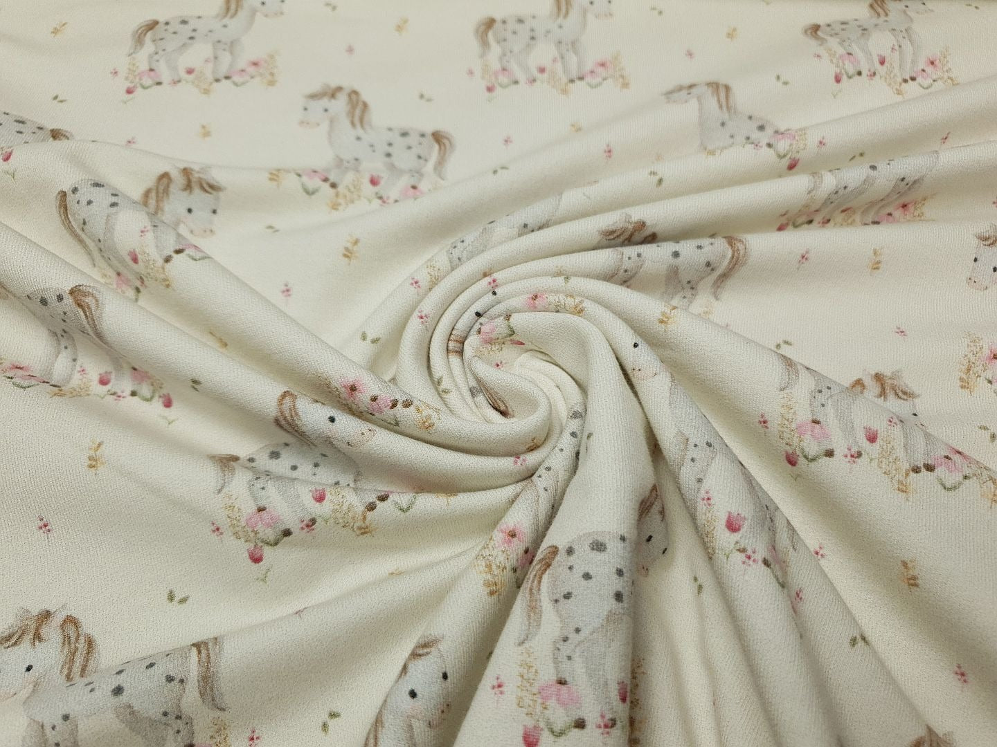 Little Pony creme/hellgrau/braun/rosa