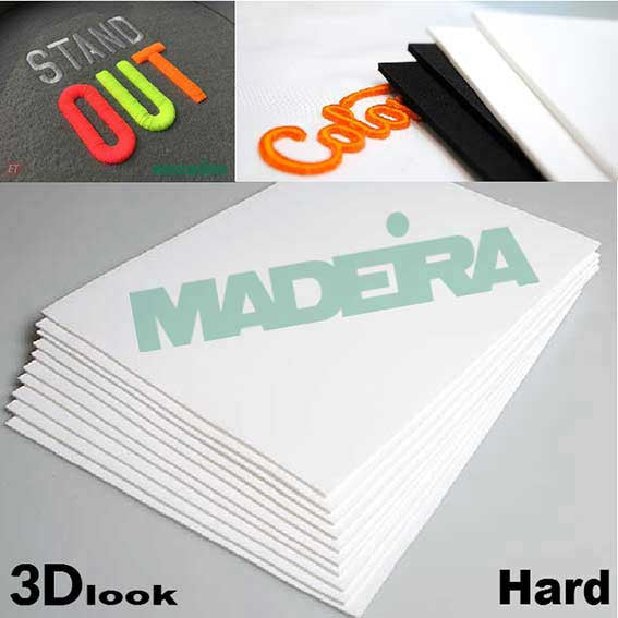 Madeira Bodybuilder hard, 3d Stickflies weiss
