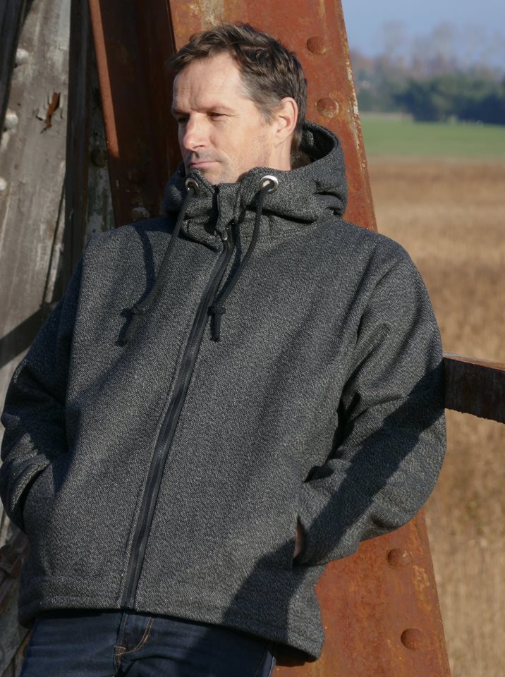 Papierschnittmuster Softshelljacke Herren von Fadenkäfer