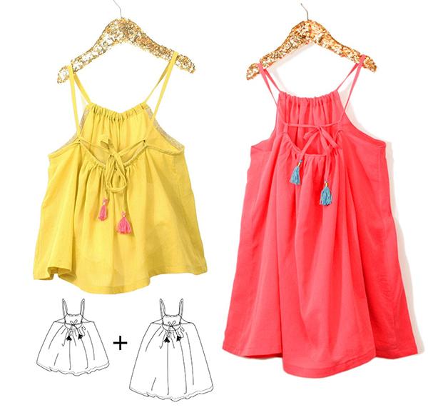 Majorque Top-Bluse für Kinder
