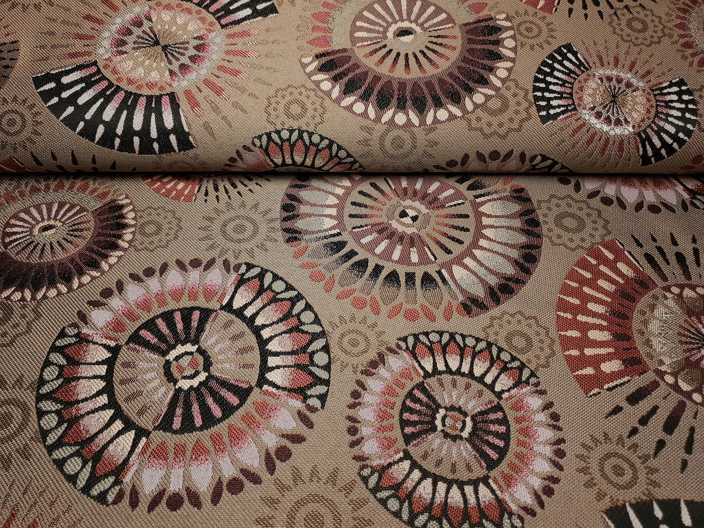 Mandala schlamm/zimt/schwarz