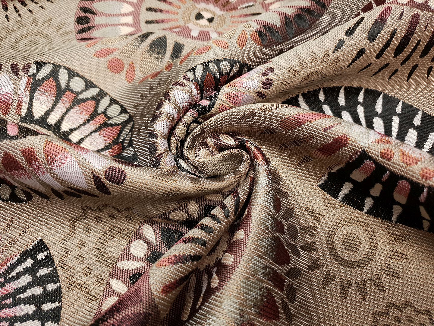 Mandala schlamm/zimt/schwarz