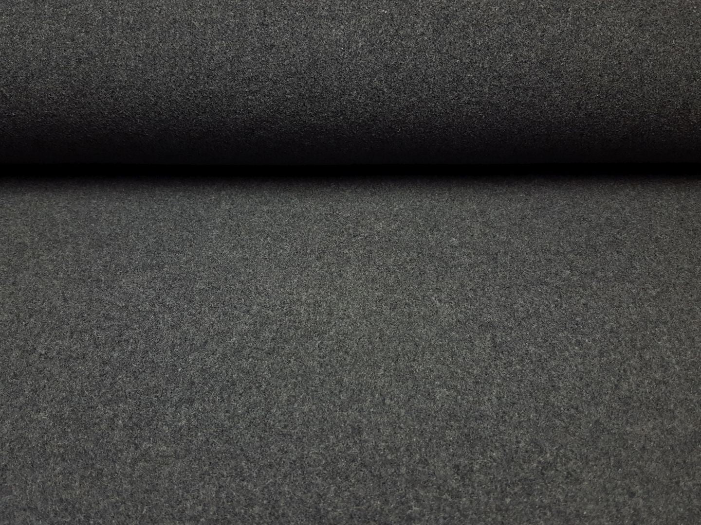 Mantel Velour grau/melange