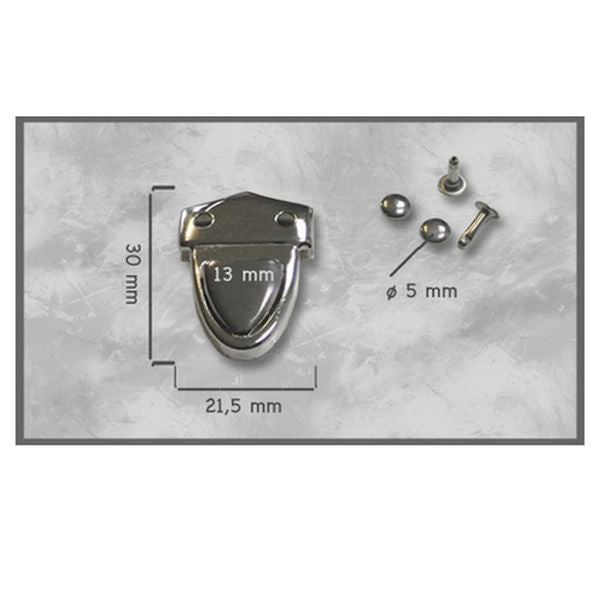 Mappenschloss-Set 13mm Clipbreite