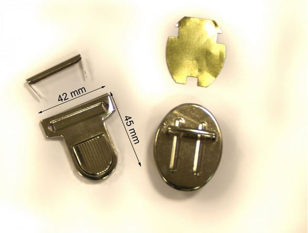 Mappenschloss-Set 25mm Clipbreite