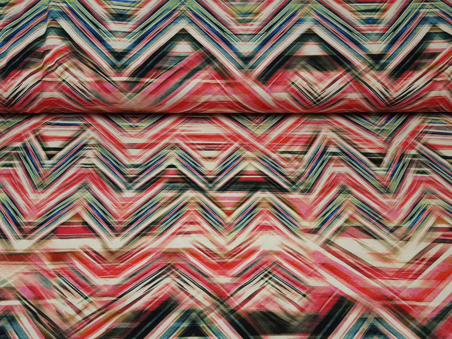 Marianne ecru/pink/dunkelgrün