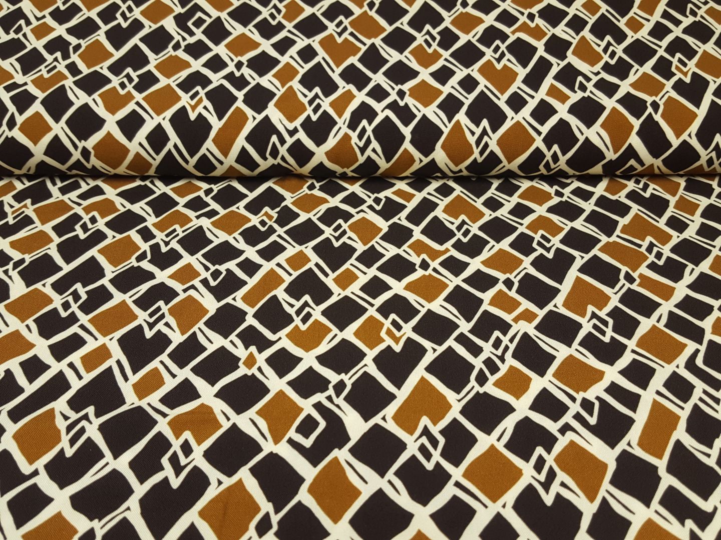 Marle dunkelbraun/creme/ocker