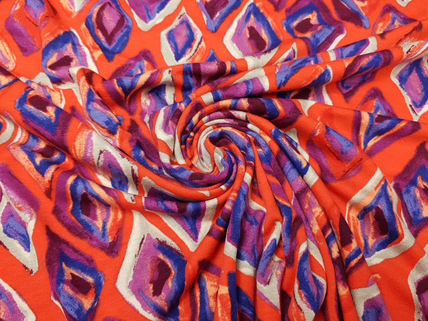 Marquise rotorange/violett/blau