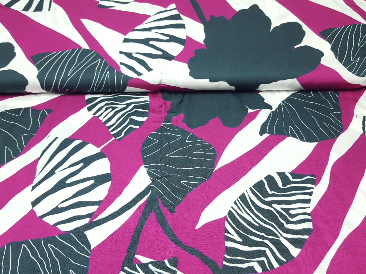 Mary anthrazit/offwhite/fuchsia