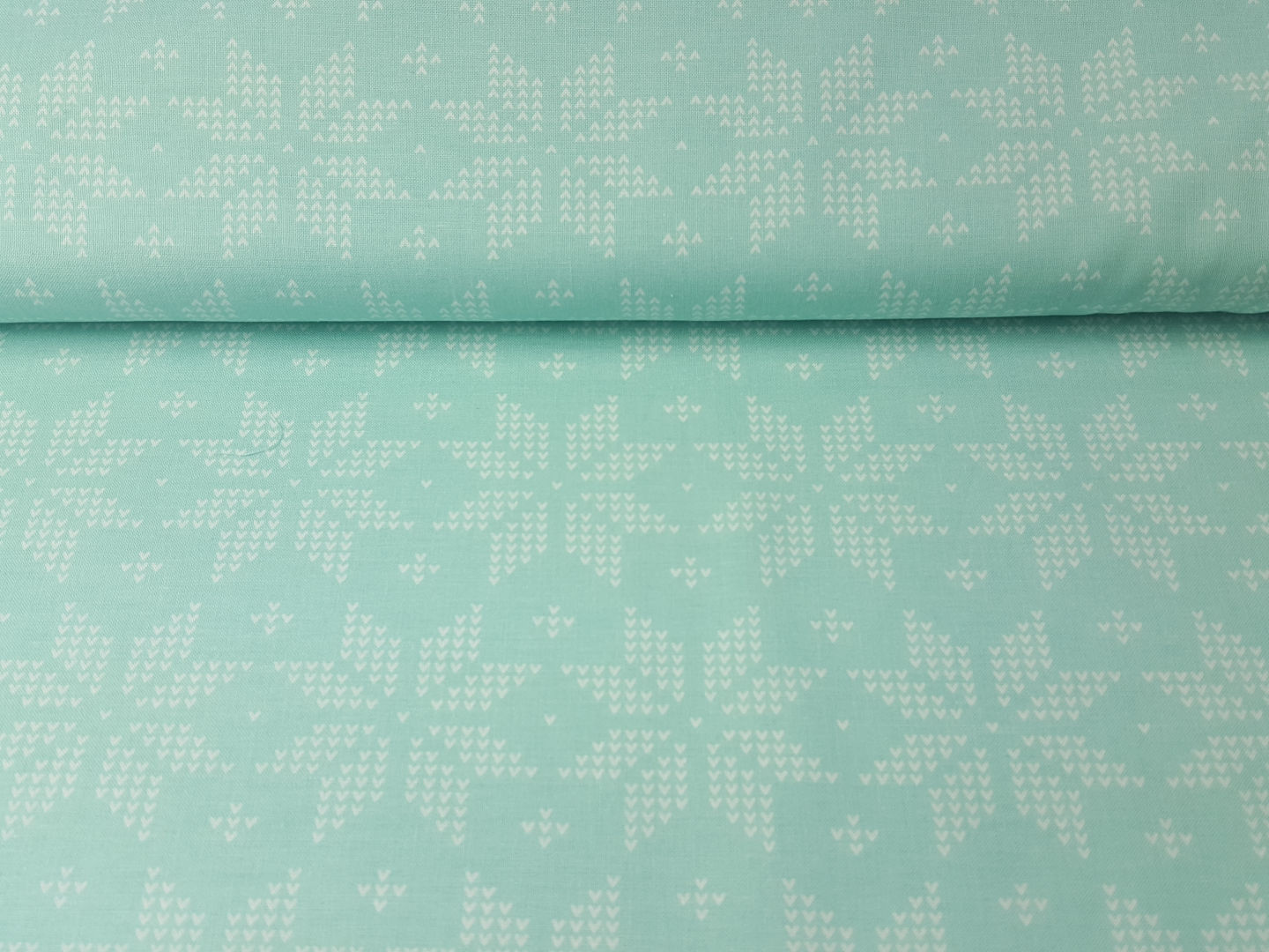 Meadow Stitch mint/weiss