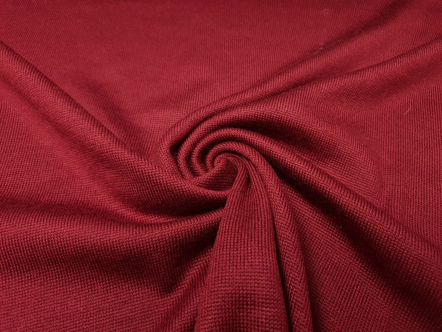 Merino-Maglia weinrot