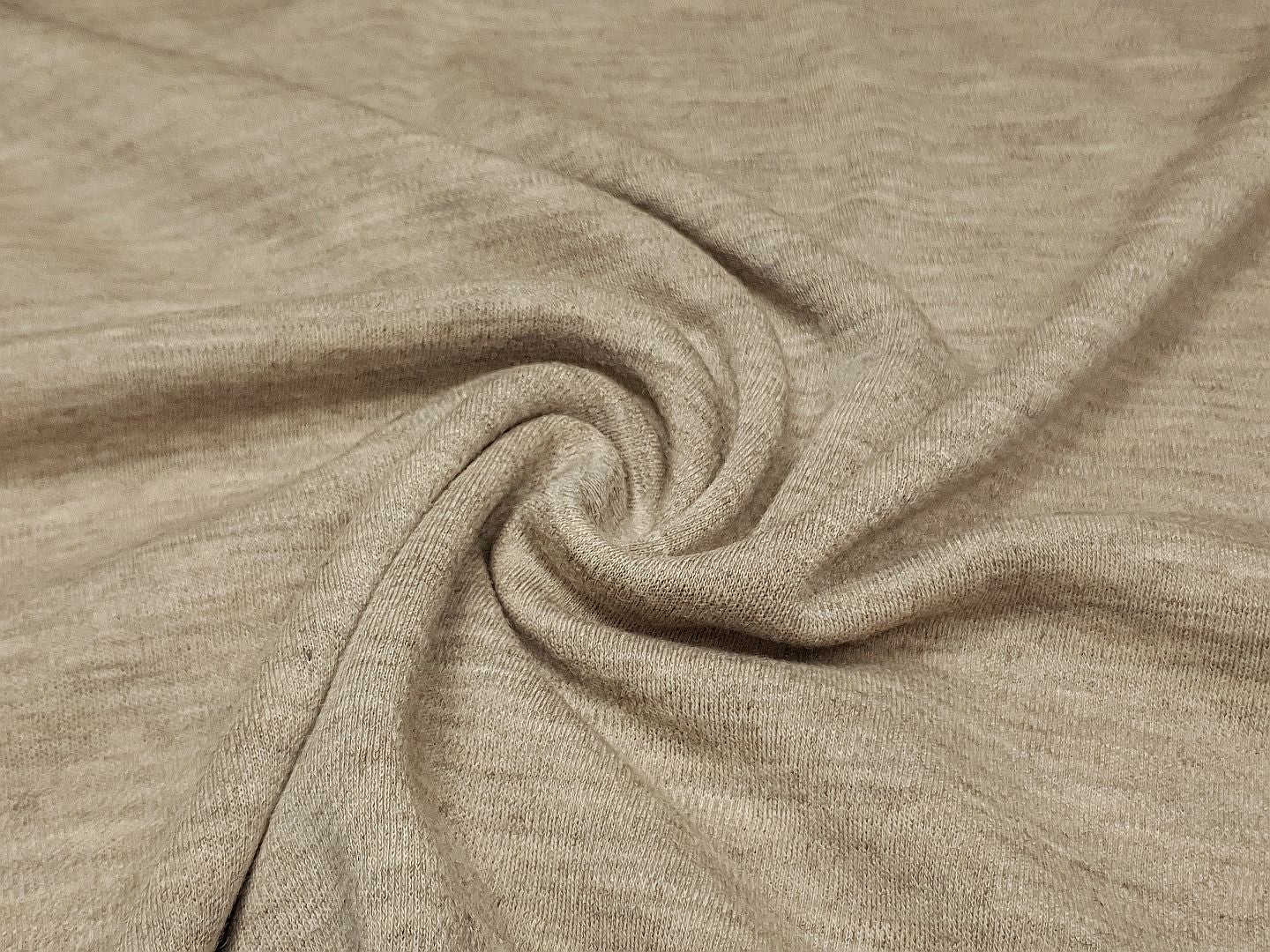 Merino-Strick taupe melange