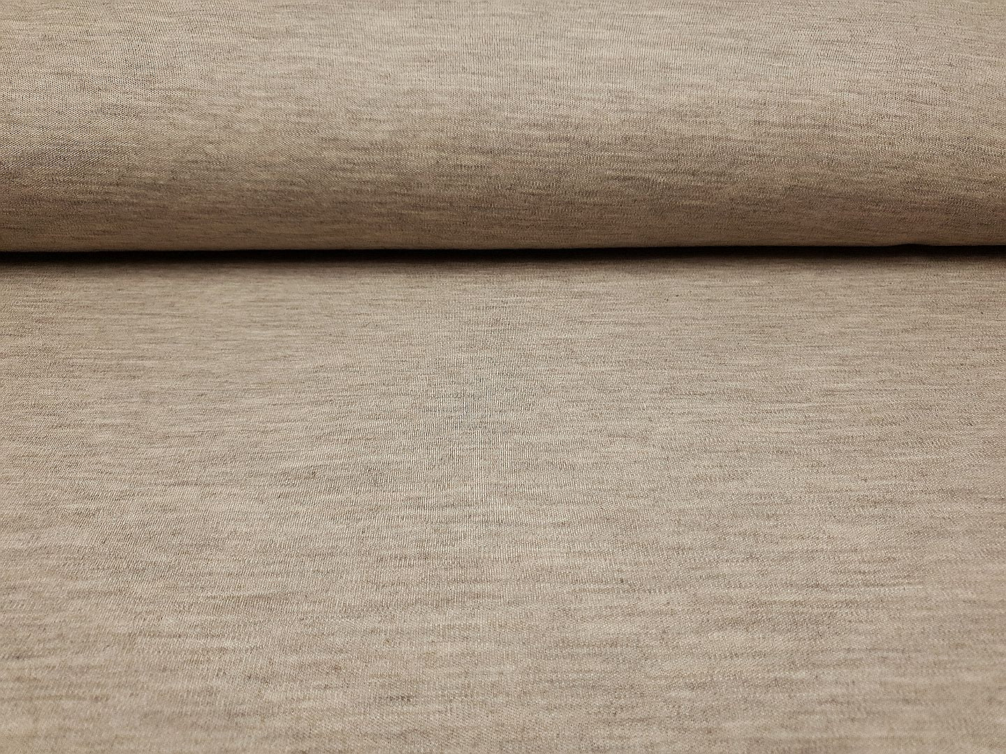 Merino-Strick taupe melange
