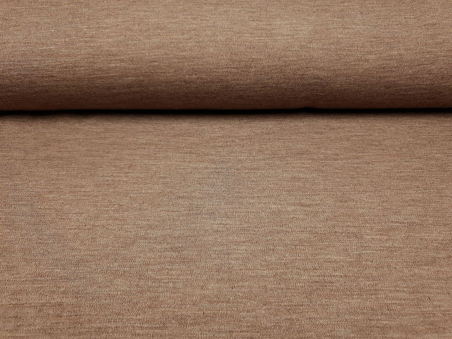 Merino-Strick hellbraun melange
