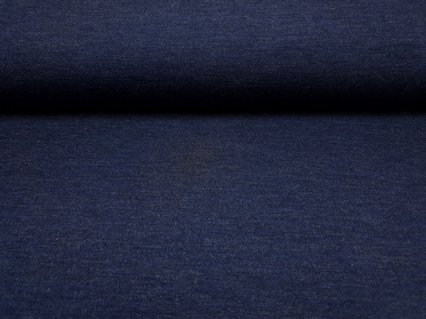 Merino-Strick dunkelblau melange