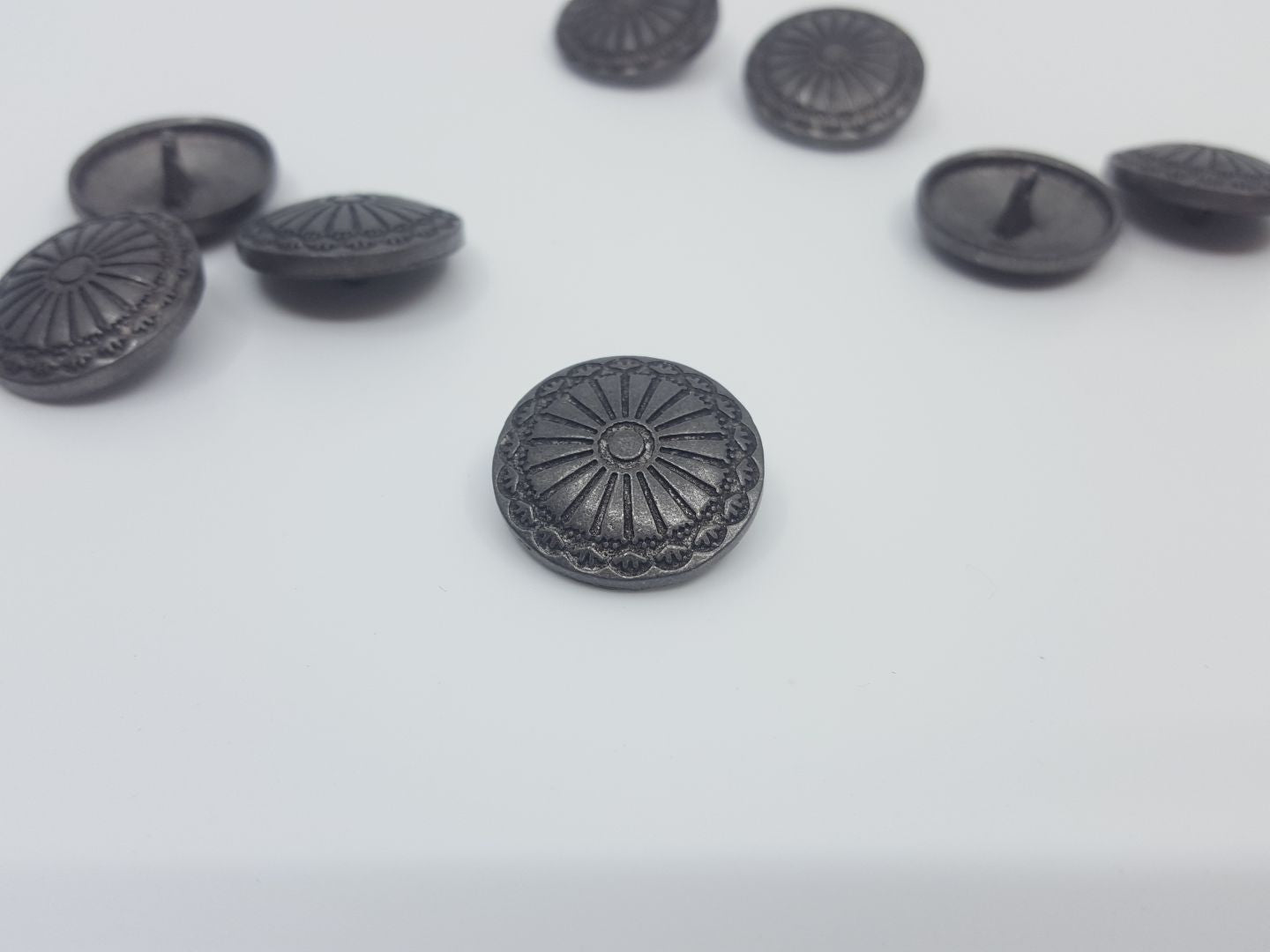 Metallknöpfe geschwärzt 22mm