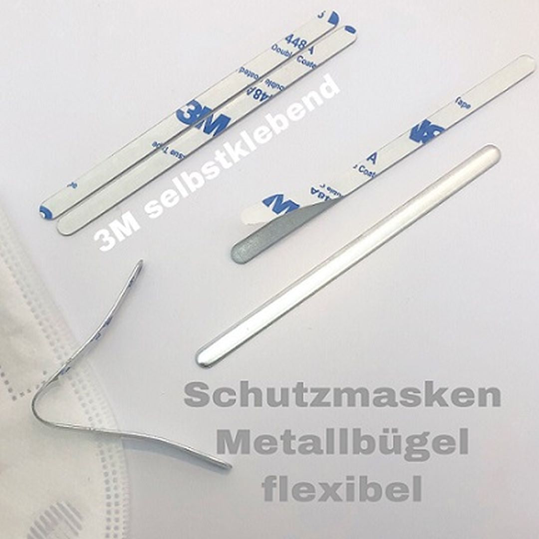 Draht für Schutzmasken selbstklebend