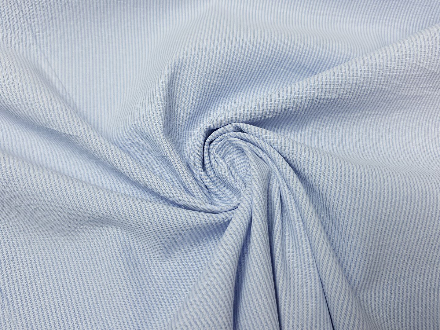 Mini Stripe hellblau/weiss