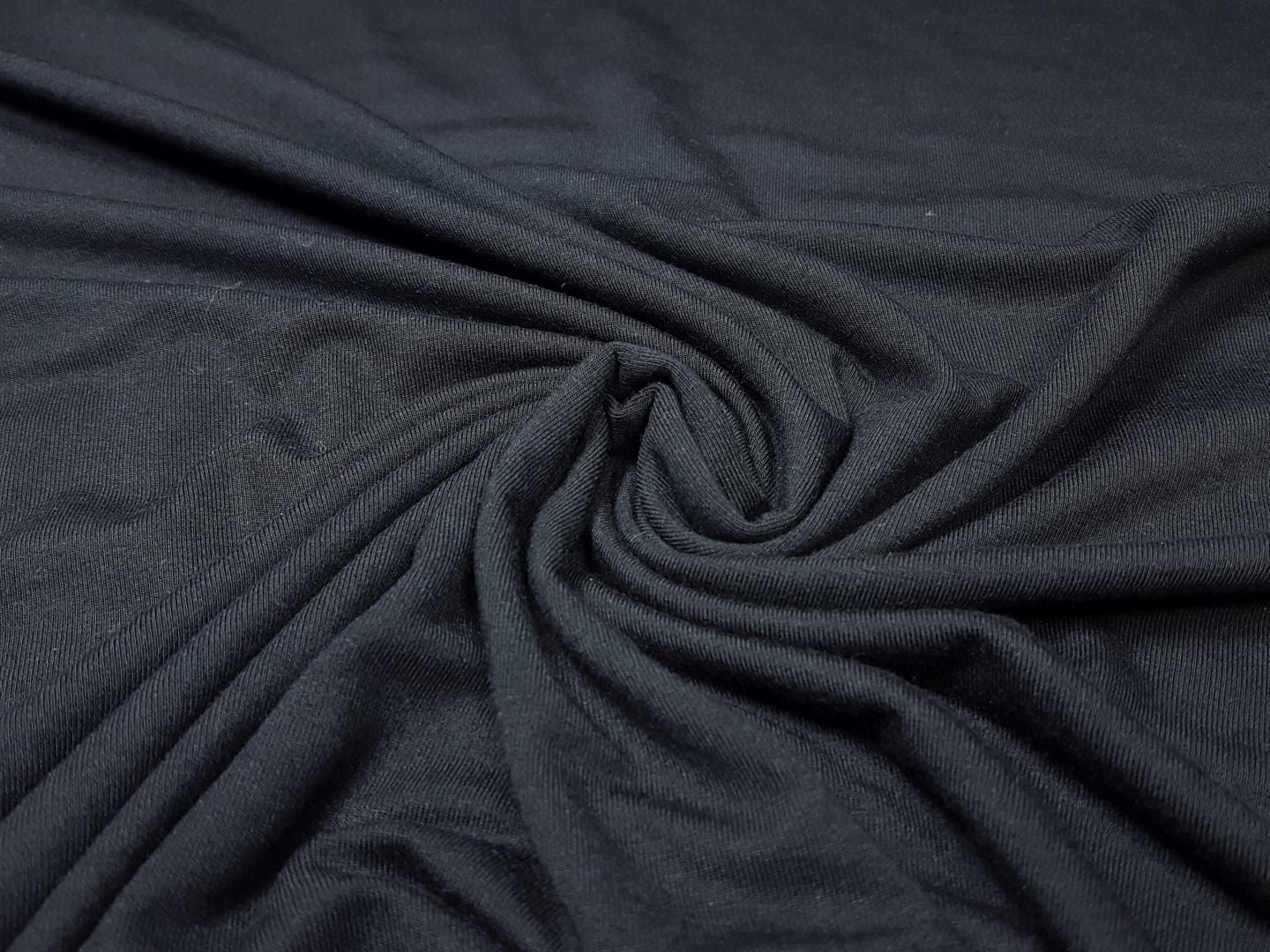 Modal-Jersey schwarz