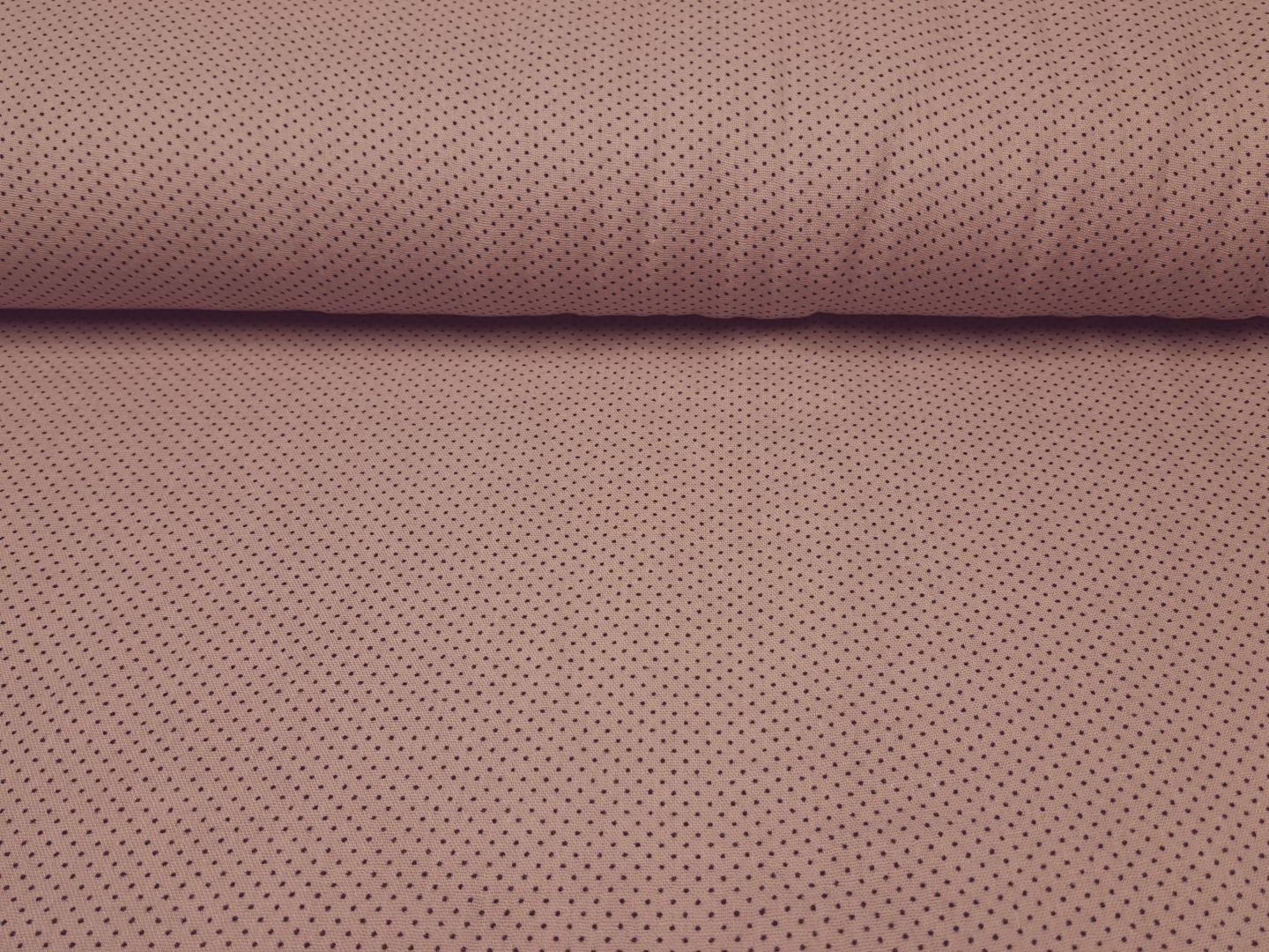 Muslin-Double Gaze altrosa/schwarz