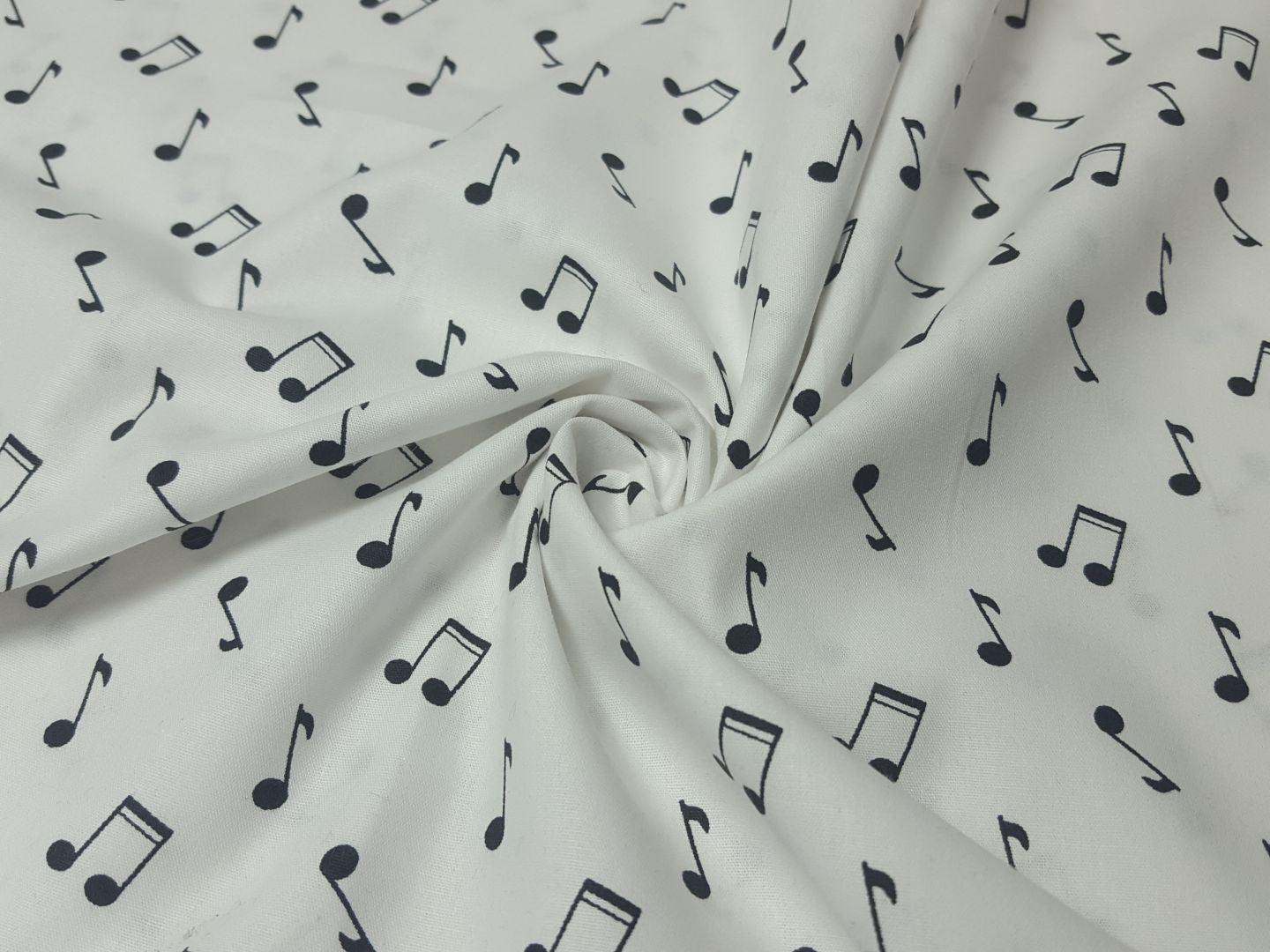 Einzelstück Music Notes weiss/schwarz