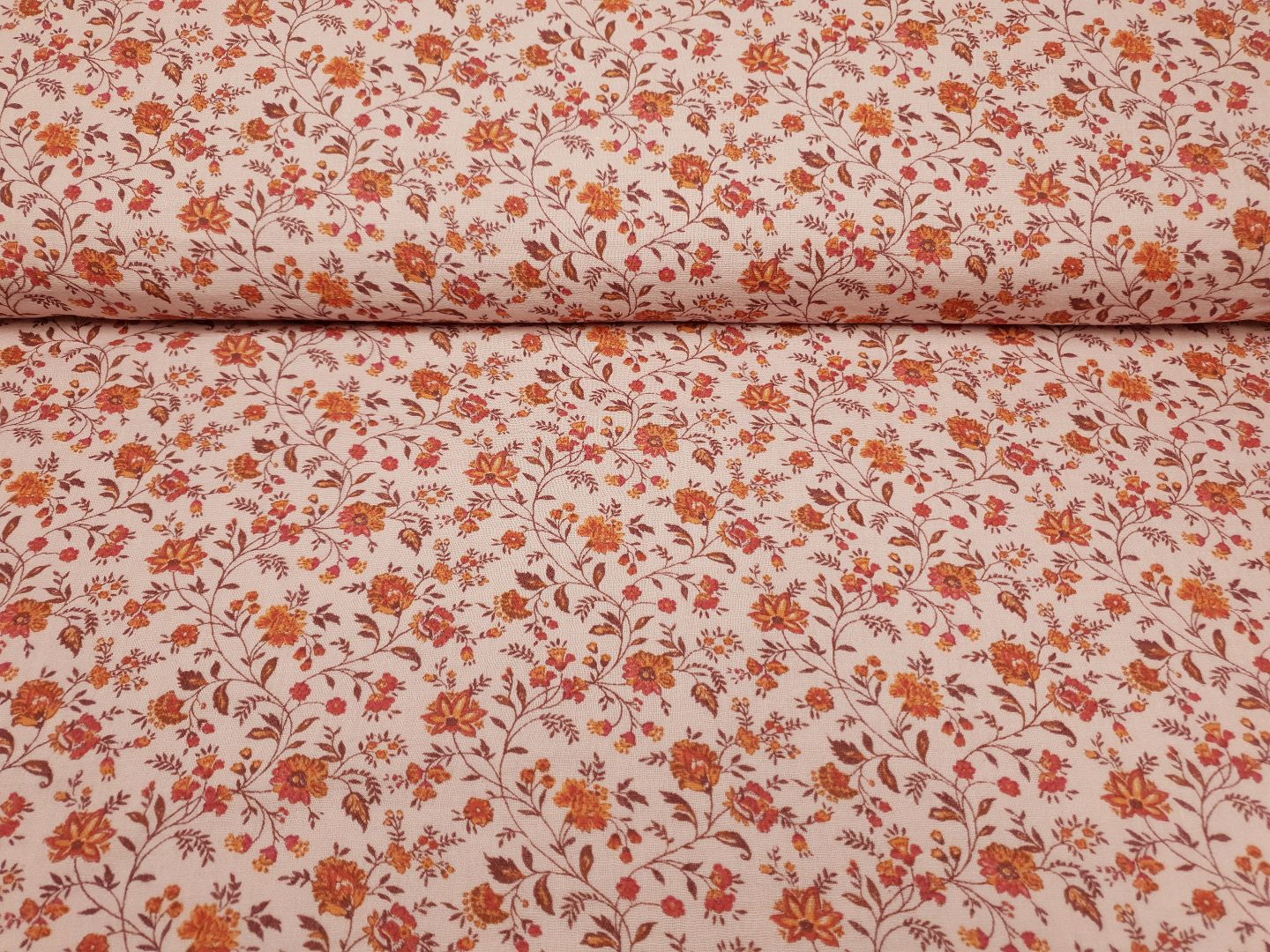 Muslin-Double Gaze Emmi altrosa/rost/orange