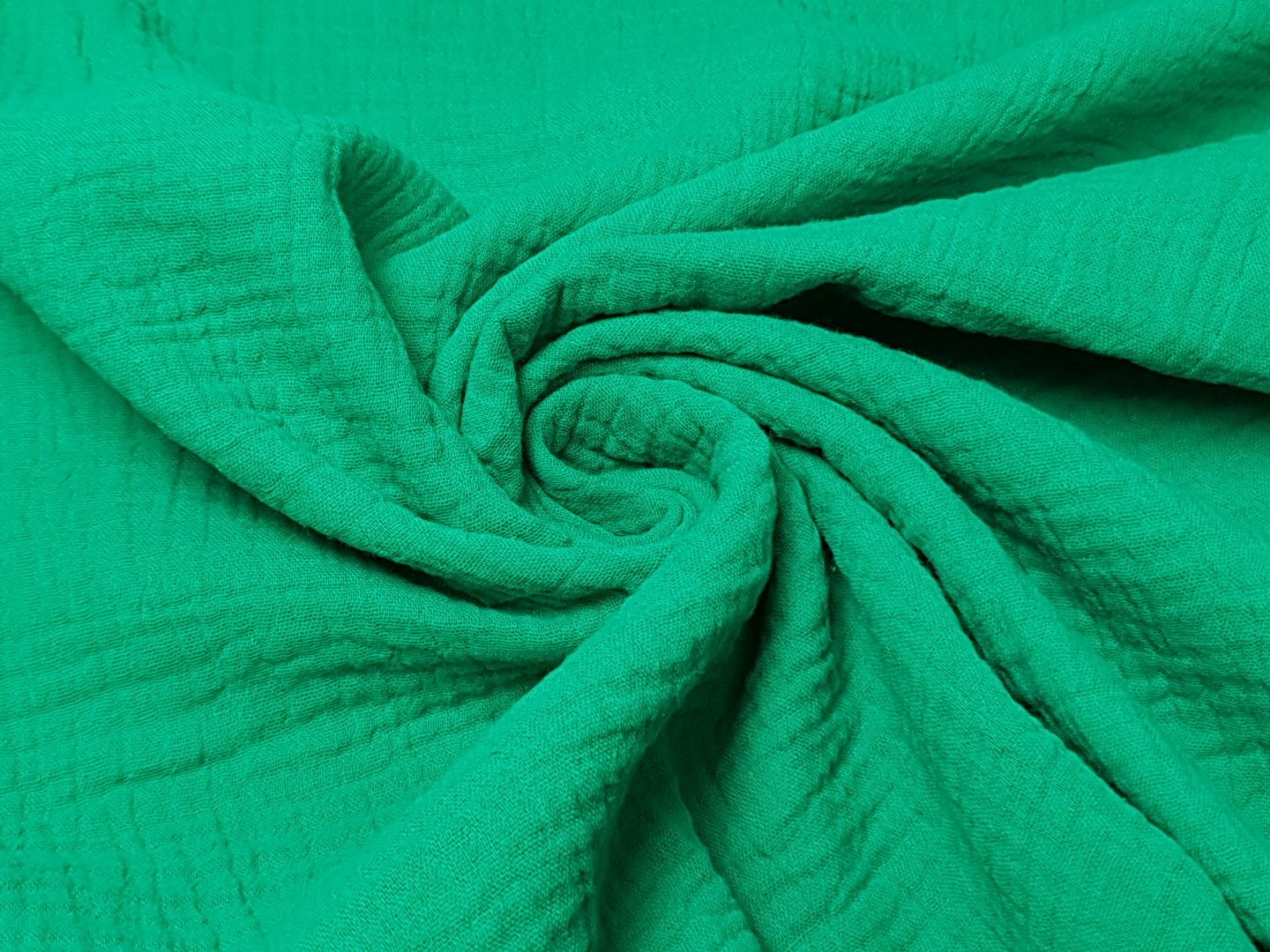 Muslin-Double Gaze grün