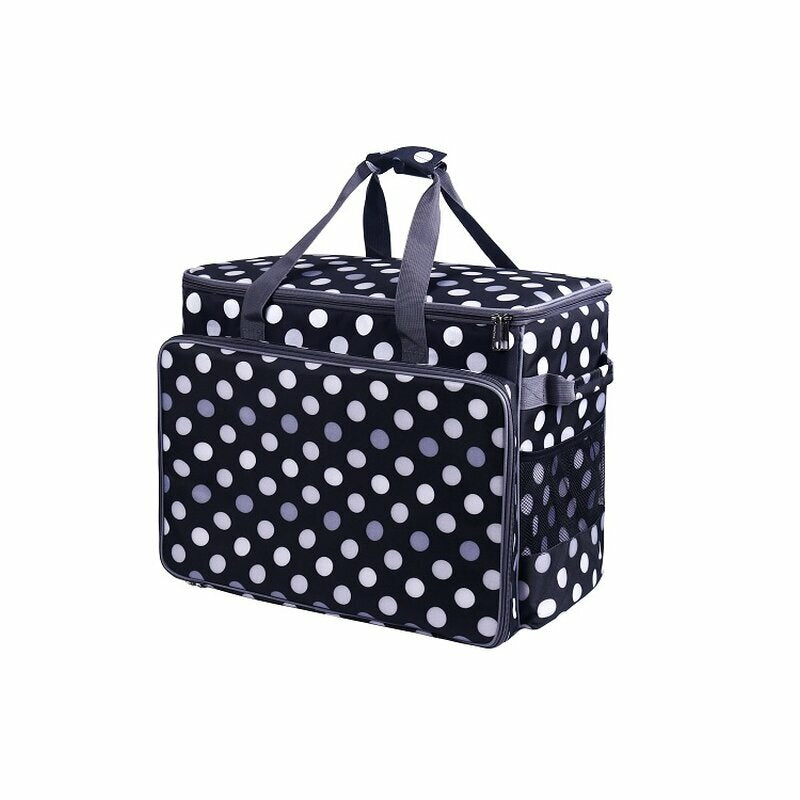 Nähmaschinentasche mit Trolley schwarz