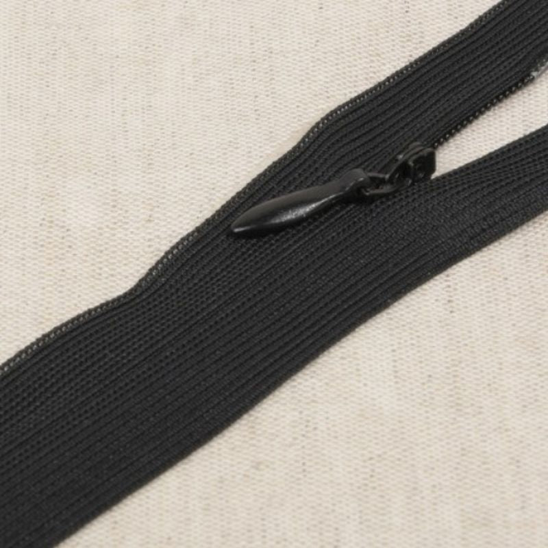 Nahtverdeckter Reissverschluss bis 40cm schwarz