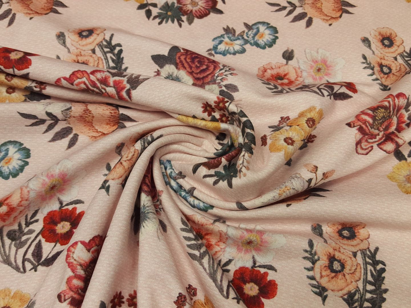 North Broderie pink melange/weiss/rot
