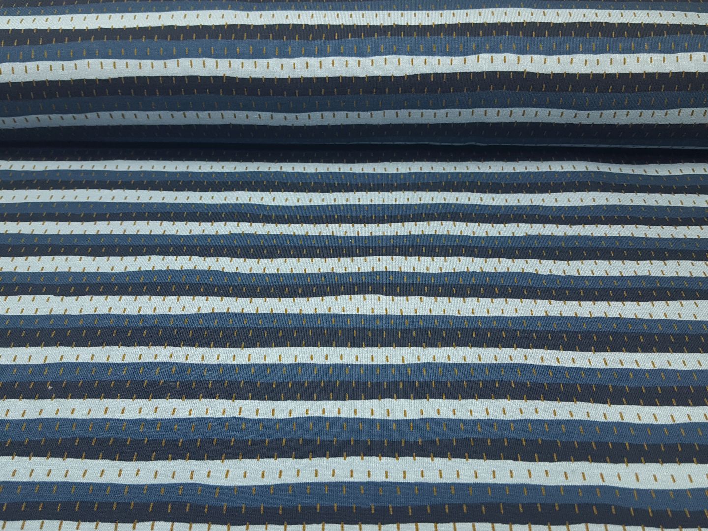Off the Loom navy/rauchblau/hellblau/kakhi