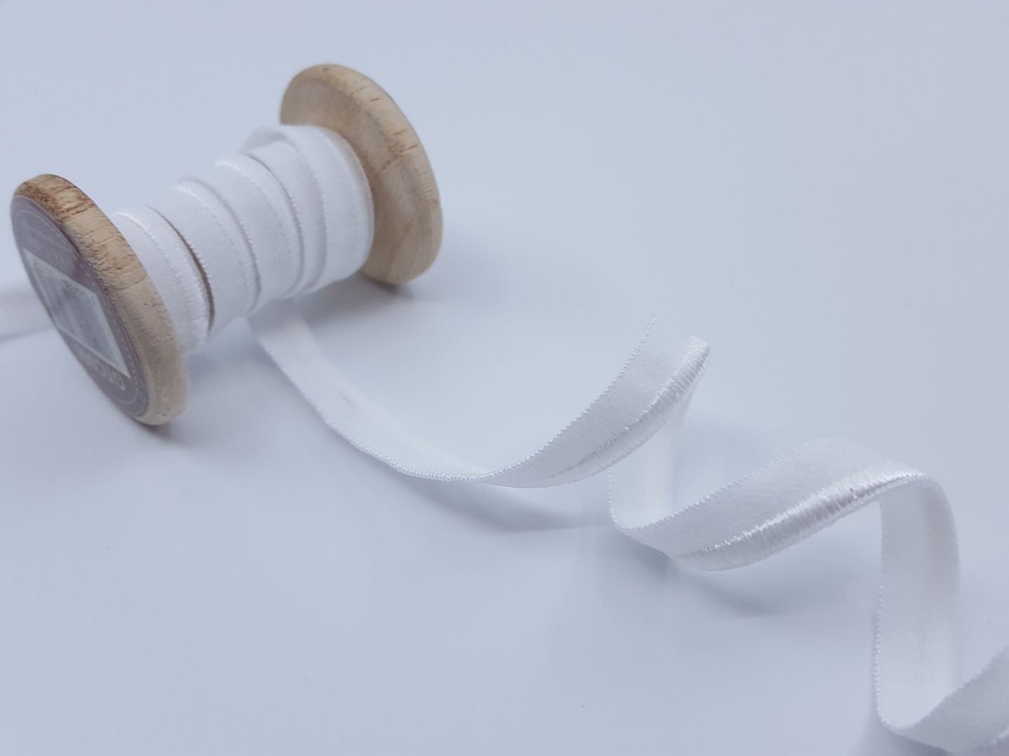 elastische Paspel 10 mm doppelseitig offwhite