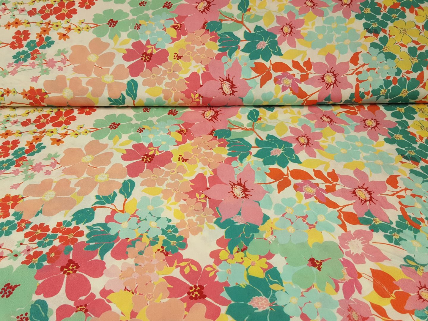 Olga creme/mint/rosa