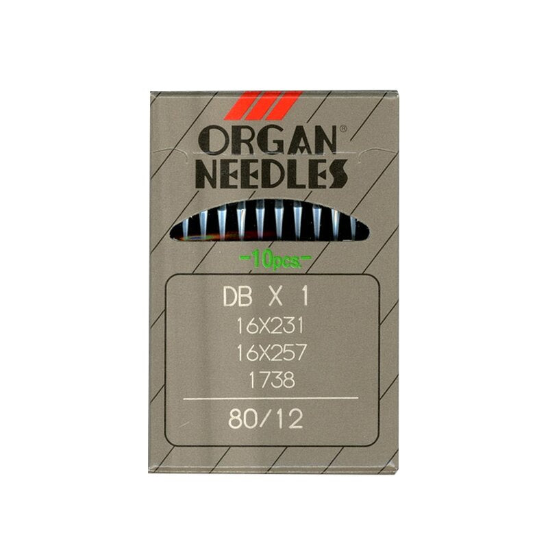 Organ 1738 , 10x 80er Industrienähmaschinennadeln