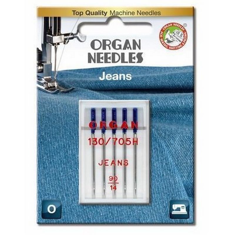 Organ 130/705 H Jeans C 5x 090 Nähmaschinennadel