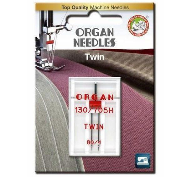 Organ 130-705 H Twin 080- 4.0 Nähmaschinennadel Zwillingsnadel