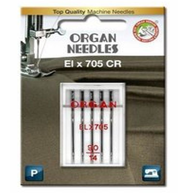Organ Needle Chromium EL x 705, 5x 090 Cover-Overlock Nadeln