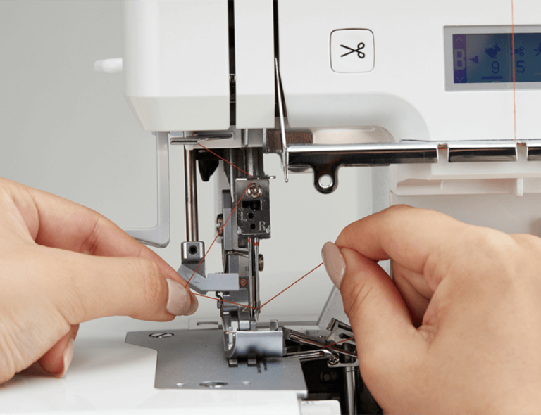 Juki MO-3500 Sumato Overlockmaschine mit Lufteinfädelung