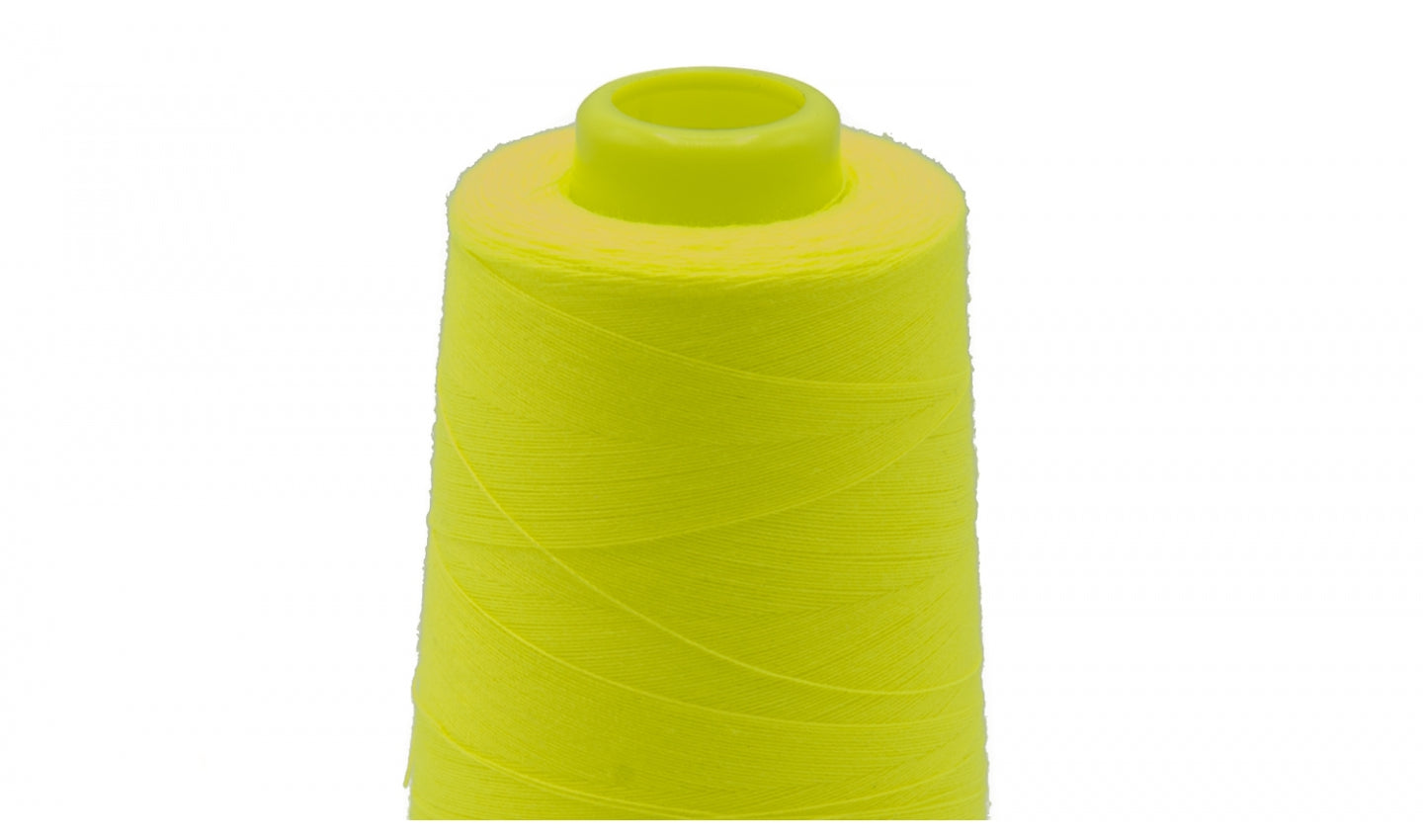 Overlockfaden/kone neon gelb