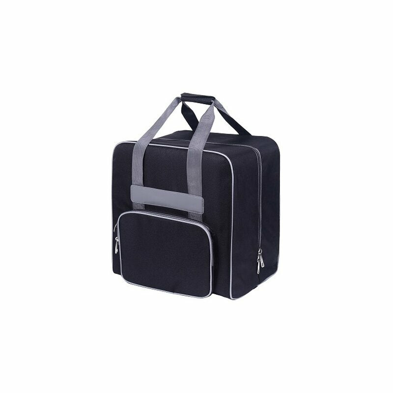 Overlockmaschinentasche mit Trolley uni schwarz