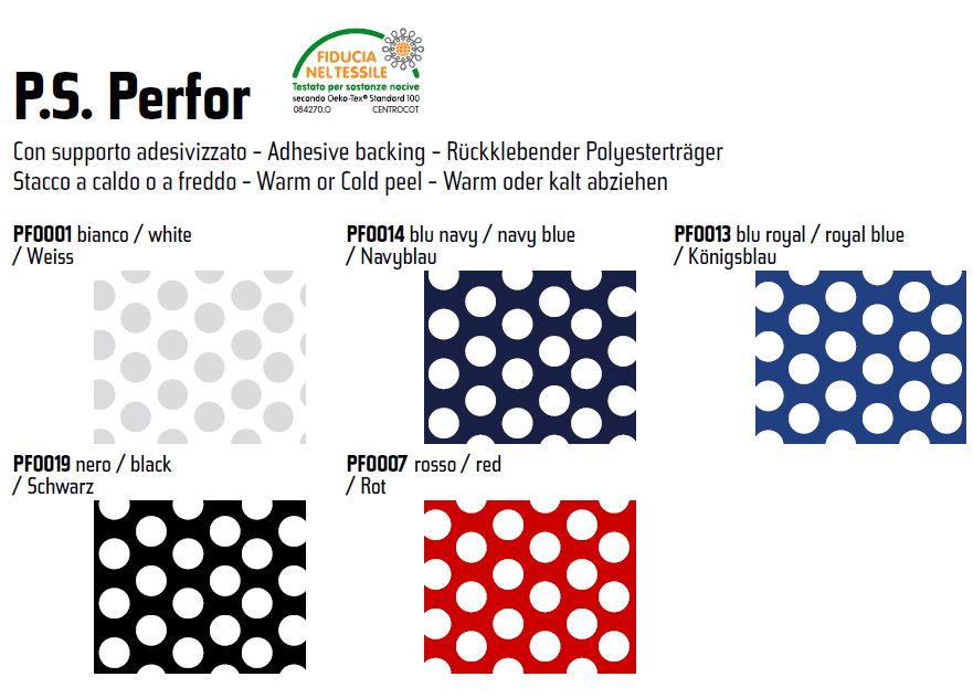 P.S. Perfor Farbkarte