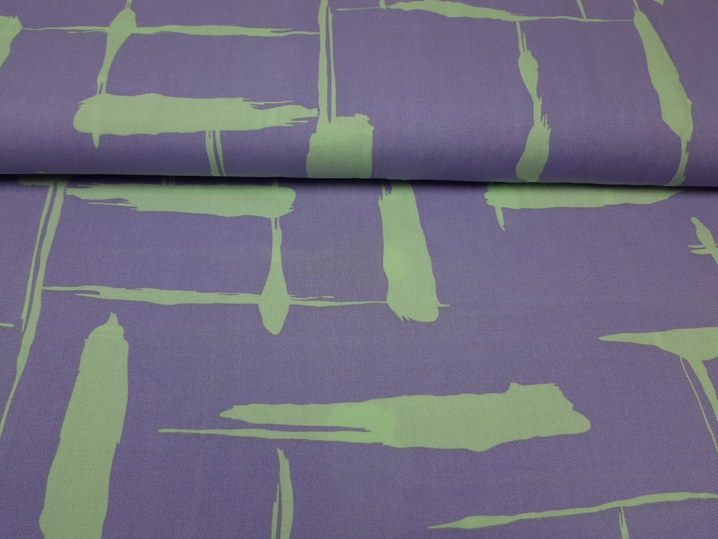 Paint Stripes lila/dustymint