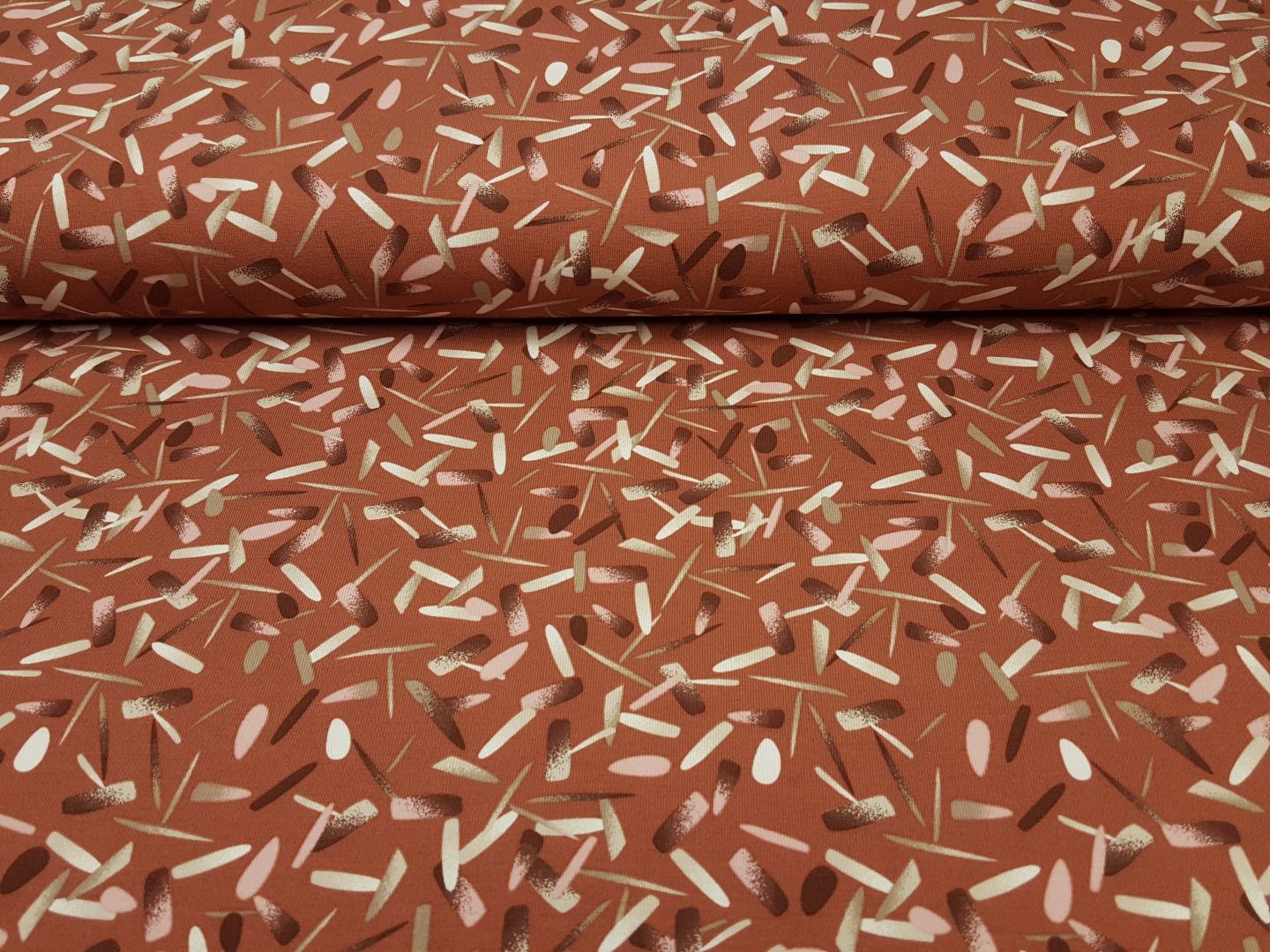 Painted Stripes terracotta/beige/altrosa
