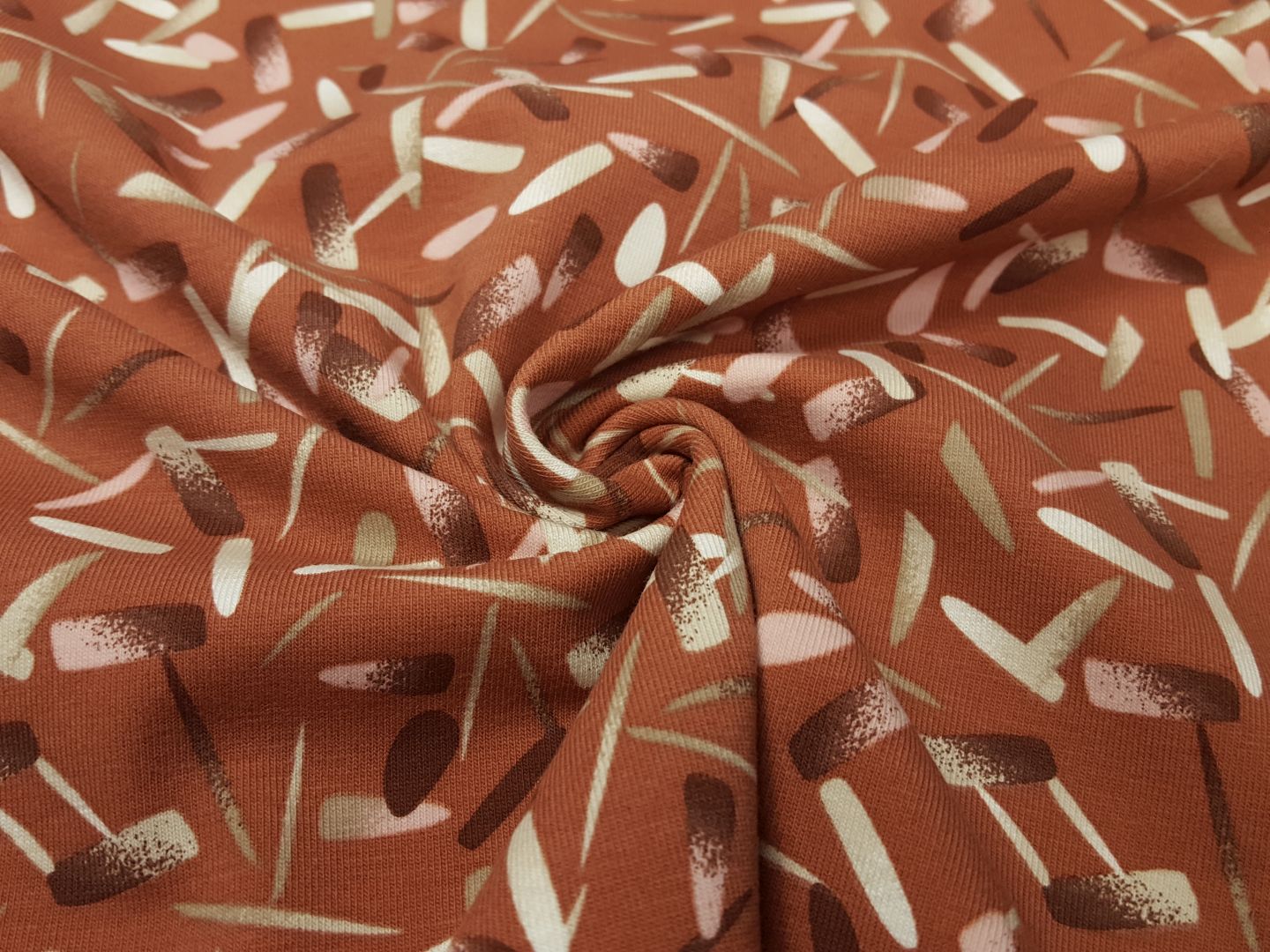 Painted Stripes terracotta/beige/altrosa