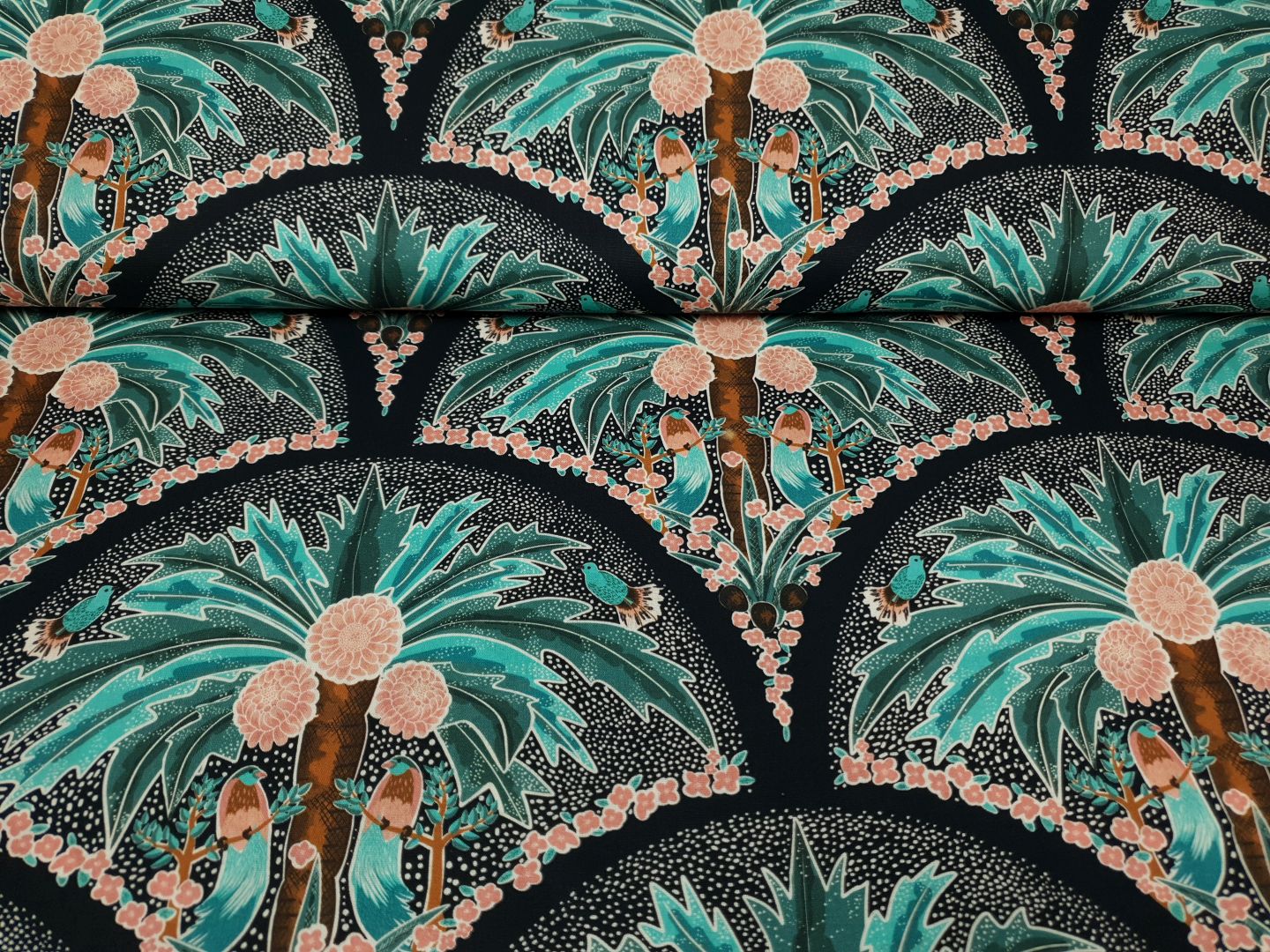 Palmera by Bienvenido Colorido schwarz/offwhite/rosa/aqua