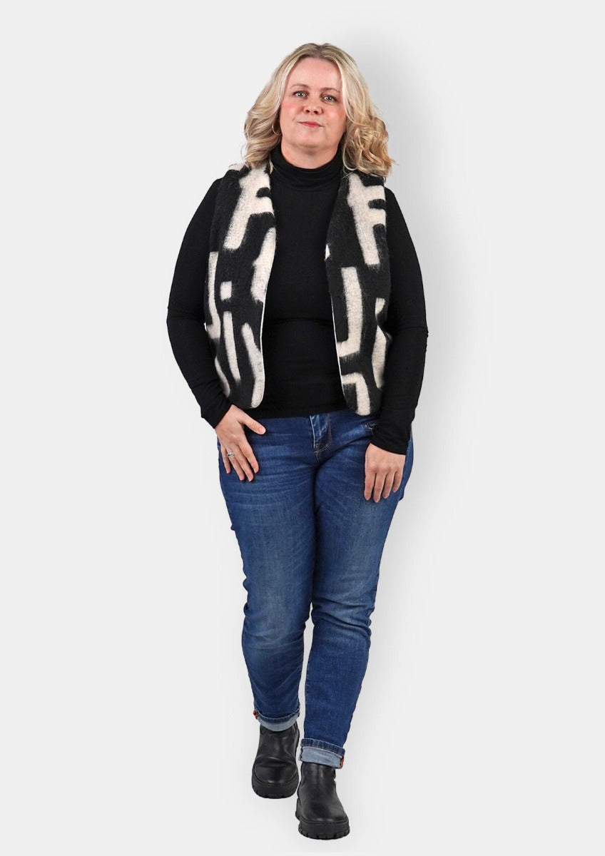 Papierschnittmuster Basic Weste Damen von Fadenkäfer
