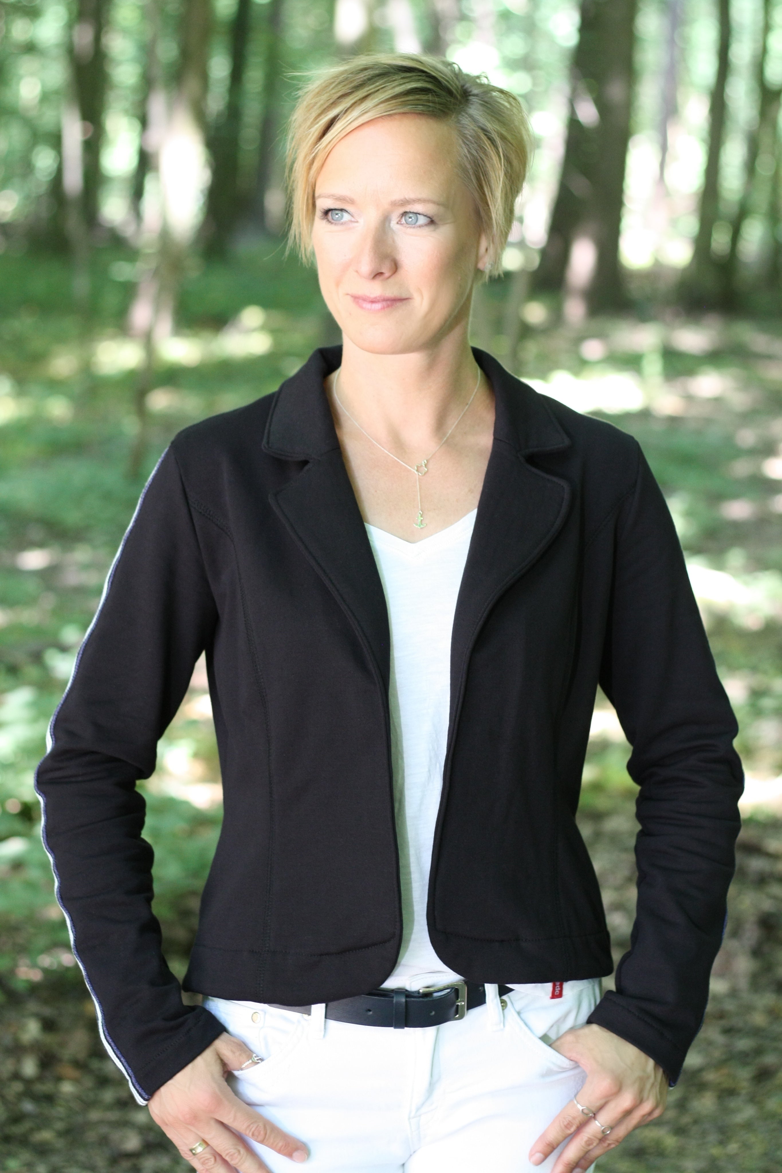 Papierschnittmuster Blazer Damen von Fadenkäfer