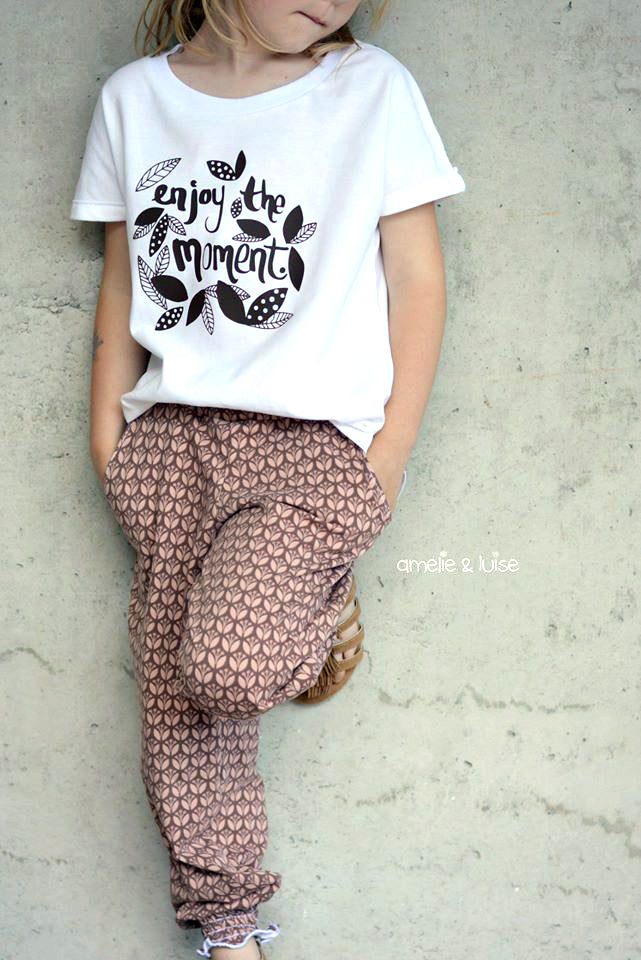  Papierschnittmuster Basic-Shirt Chilly Kinder von Fadenkäfer